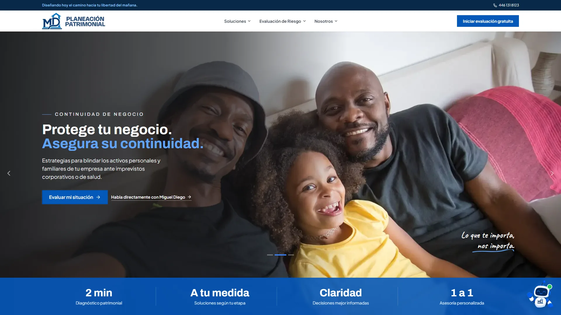 An image of the MD Planeación Patrimonial project.